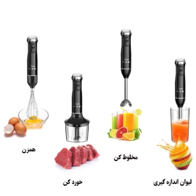 تصویر 4 گوشتکوب برقی 3کاره مدیا مدل BH6001W