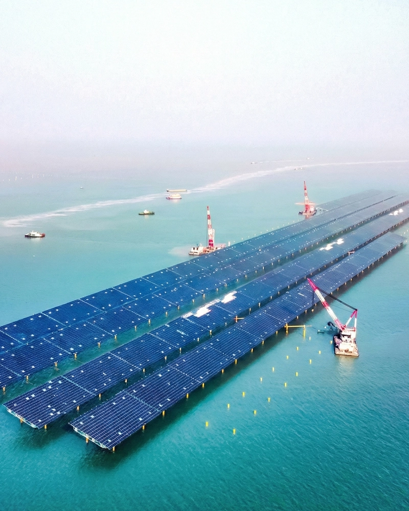 بزرگترین نیروگاه خورشیدی فراساحلی جهان