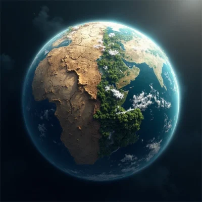 تصویر بحران اقلیمی زمین