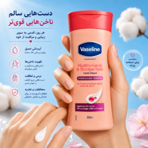 کرم دست و ناخن وازلین